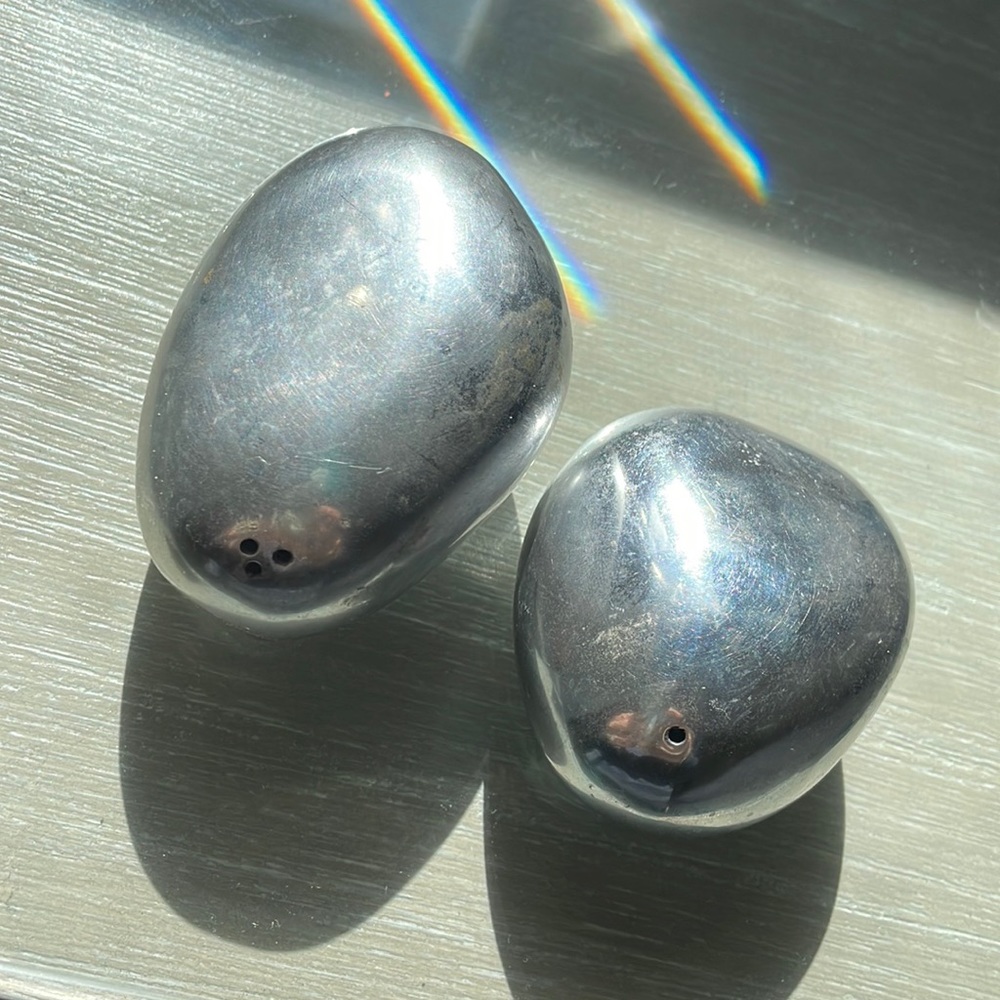 Michael Aram Sterling silver salt and pepper shakers